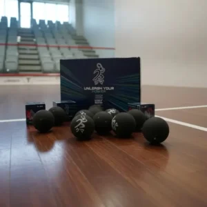 Caja Pelotas de Skuash Kuma Dos puntos amarillos